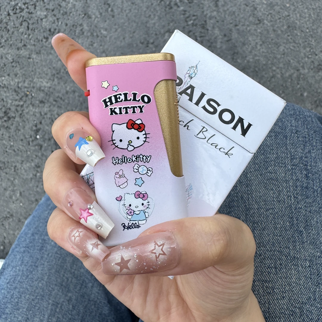 【网红爆款】卡通图案创意防风打火机充气打火机便携高颜值礼物kt