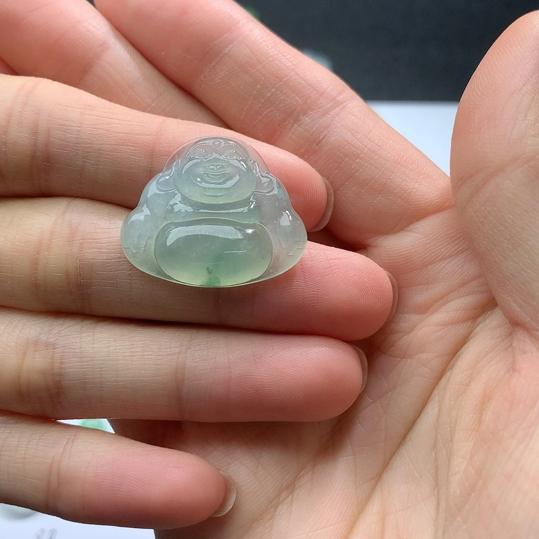翡翠散珠翡翠冰佛公