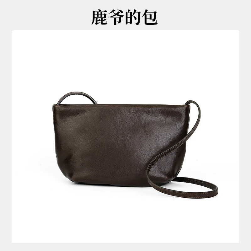 头层牛皮水晶植鞣皮时尚百搭休闲经典真皮女士包 SJ3078