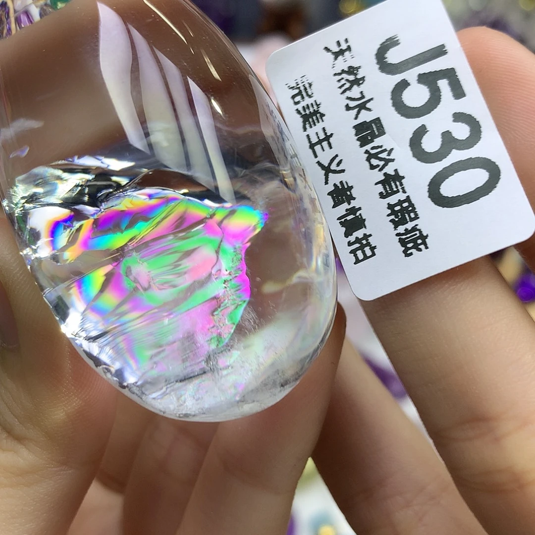 珠宝半成品未镶嵌水晶手把件