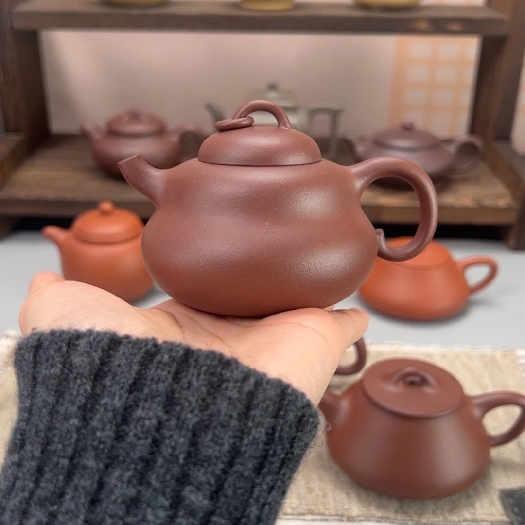 茶杯紫砂底槽清葫芦160cc微瑕