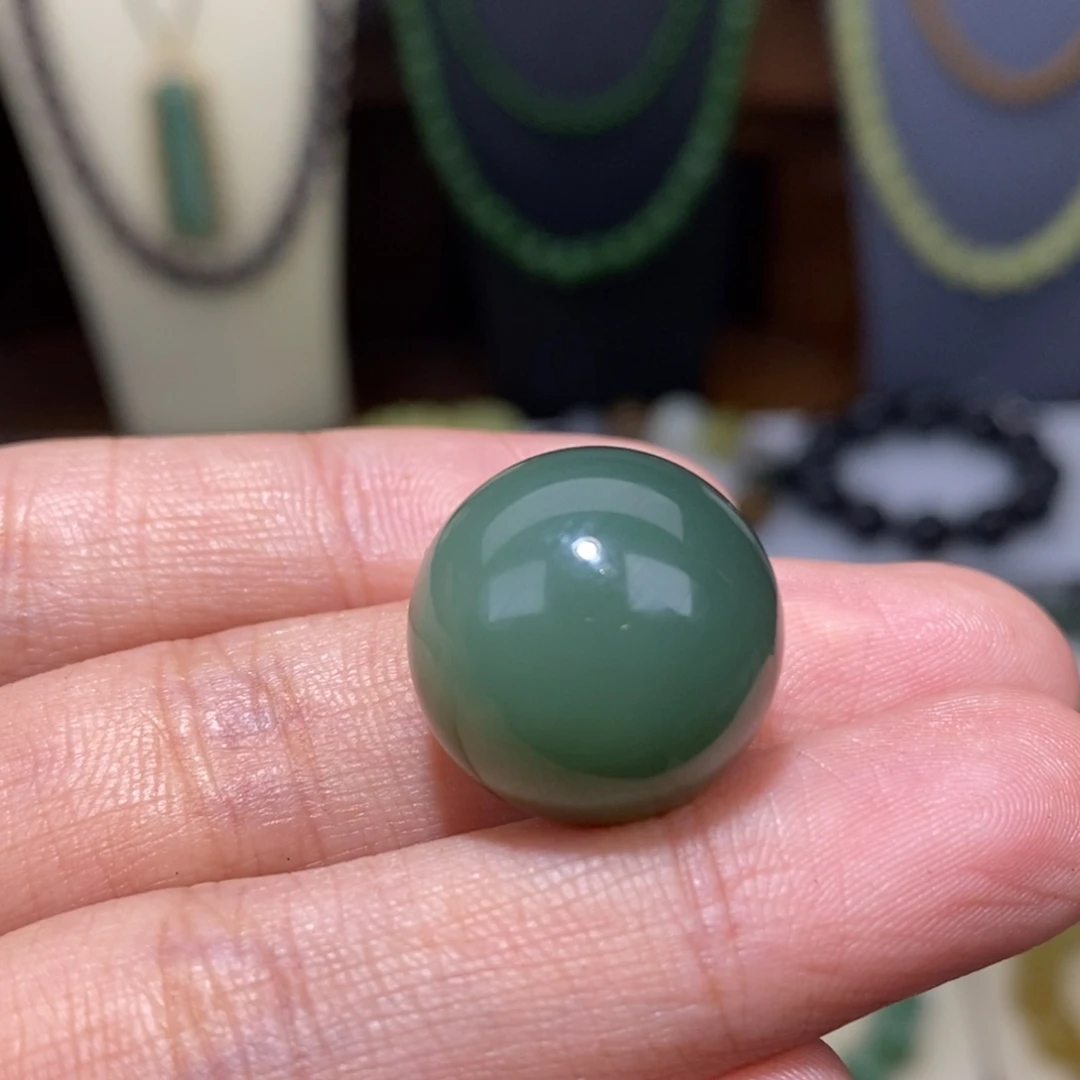 和田玉未镶嵌手串卡18