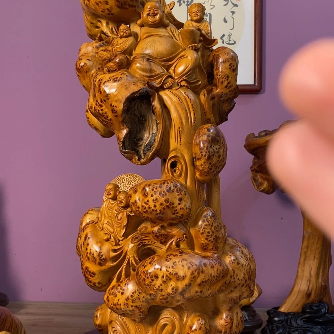 柏木(崖柏)用****9根雕1111111