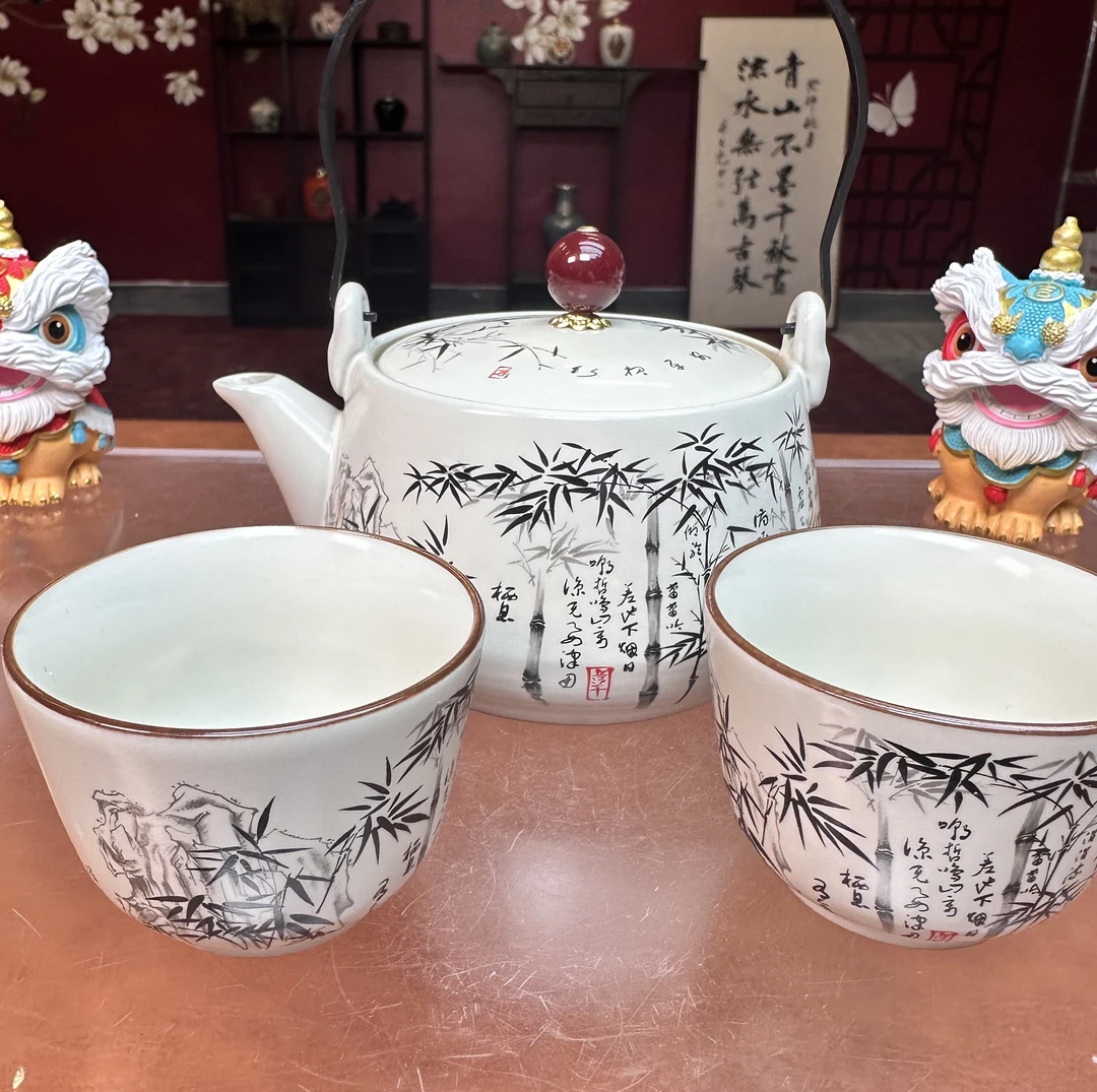 竹韵-提梁壶一壶两杯ZHZ313