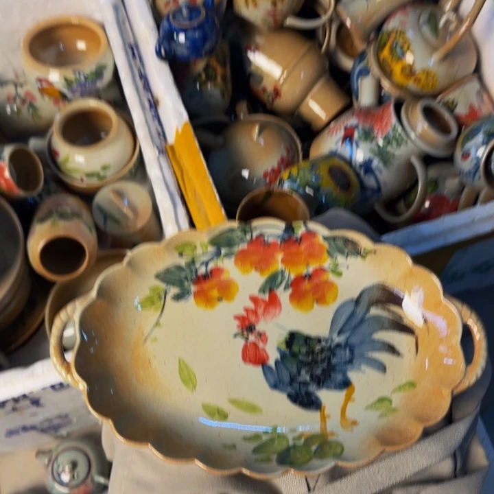 瓷片景德镇陶瓷手工手绘