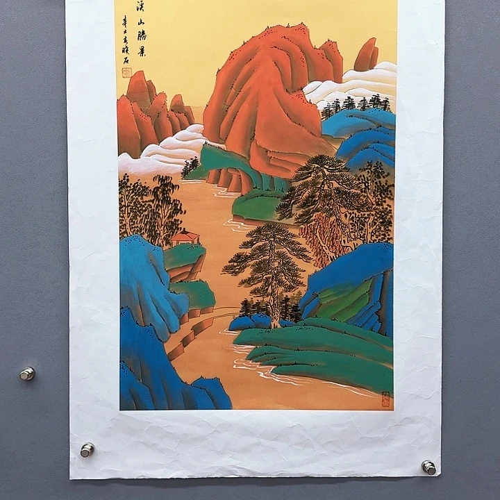国画书法作品多次参加