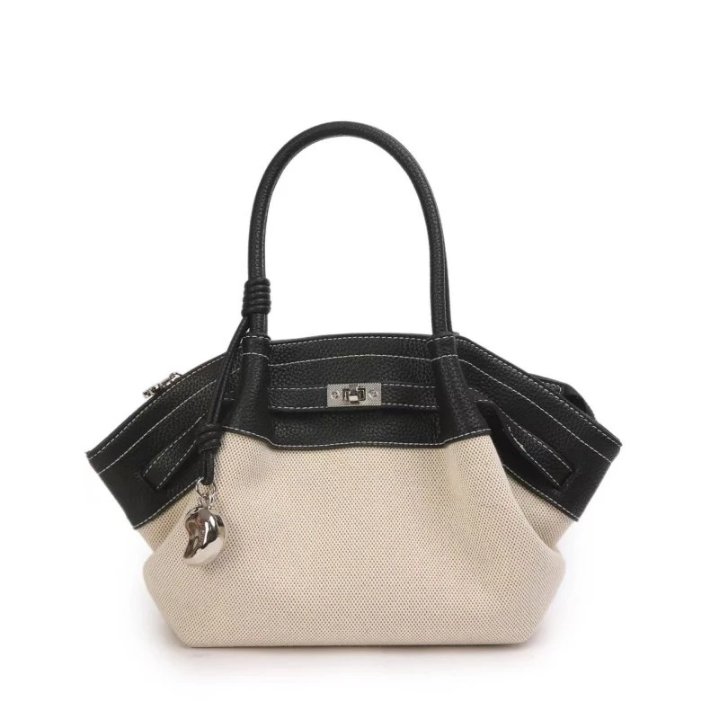 【RAIN.CUN】SKL-7562-黑色气质时尚百搭简约斜跨轻奢女包