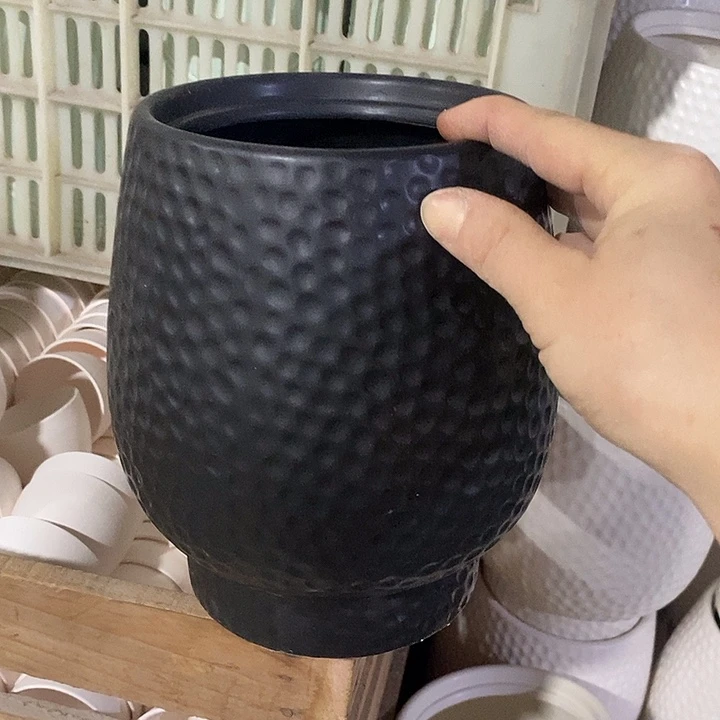 摆件陶陶盆有孔 瑕疵介意勿拍