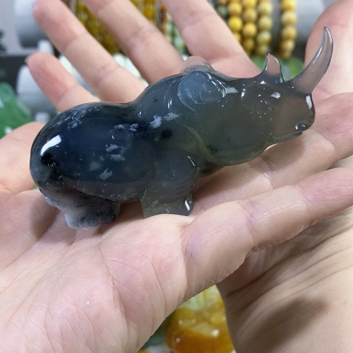 未镶嵌岫玉手把件