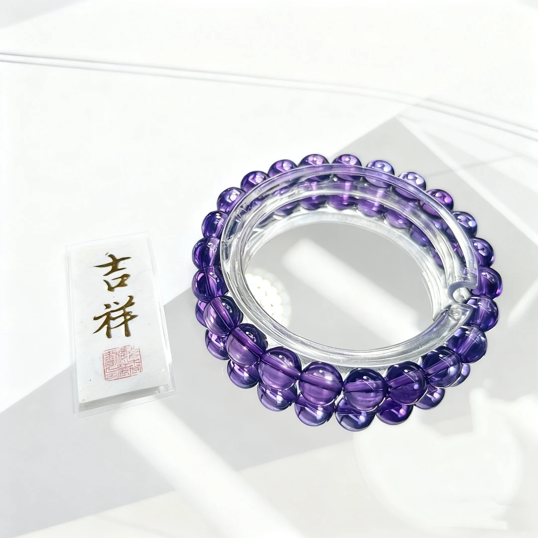 乌拉圭紫水串8mm双A纯净