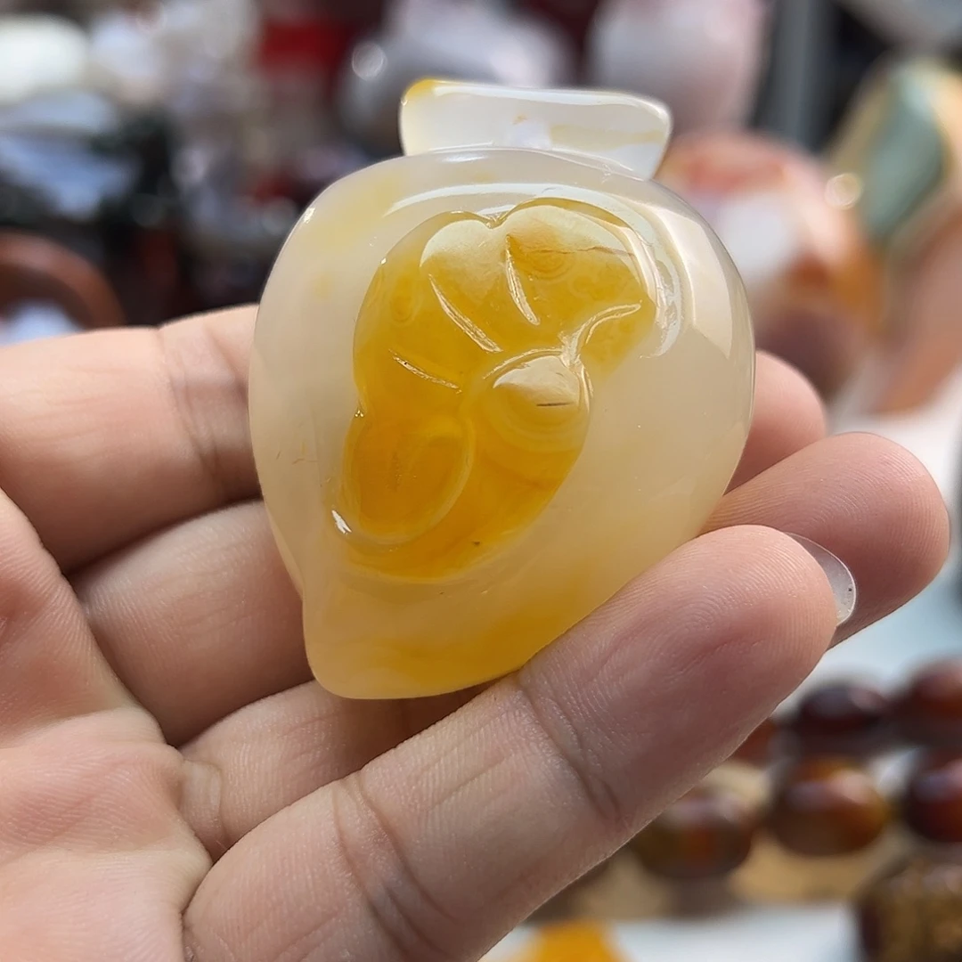 玛瑙/玉髓未镶嵌吊坠(不含链)