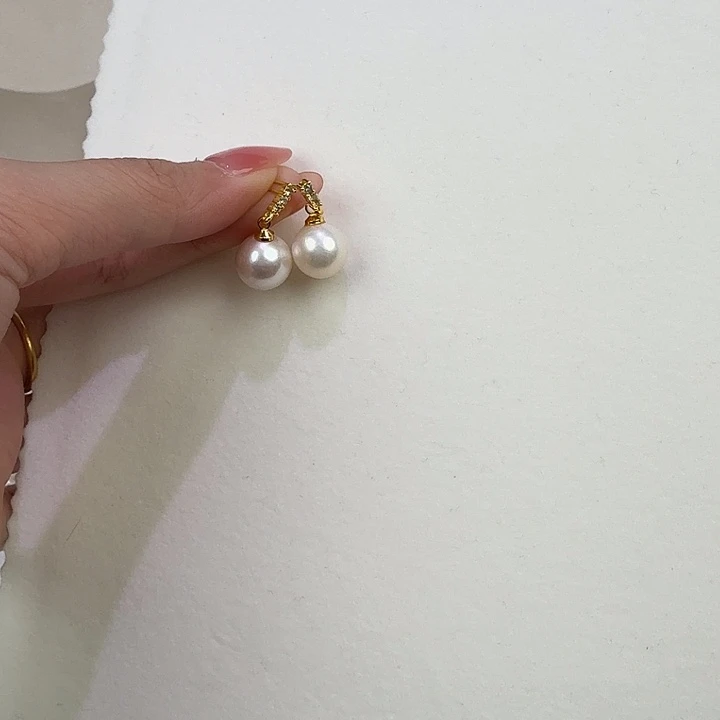 淡水珍珠银S925镶嵌123