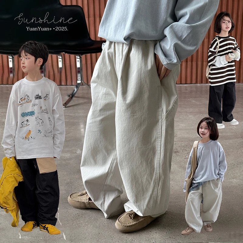 【自在松弛】源源家童装男童休闲裤儿童春季2025中大童长裤春3