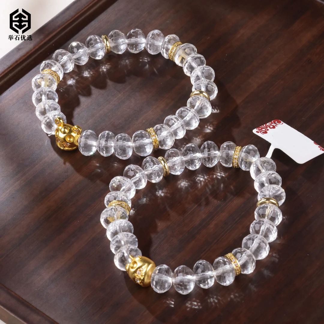 【举石优选】H0319-H120-9水晶手串（一件/多样性发/约9mm+）v