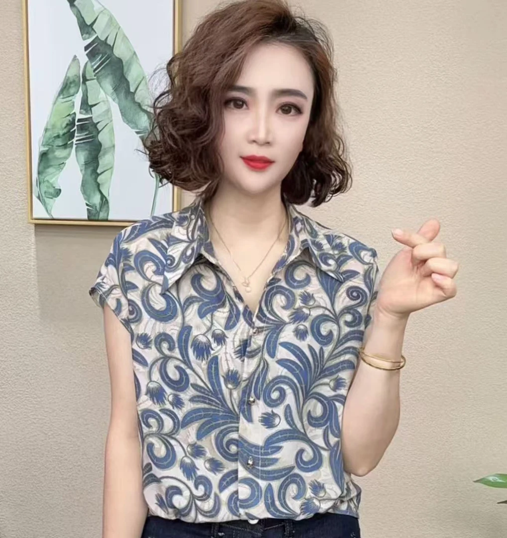 夏季新款时尚洋气百搭减龄短袖女T恤显瘦上衣#98950