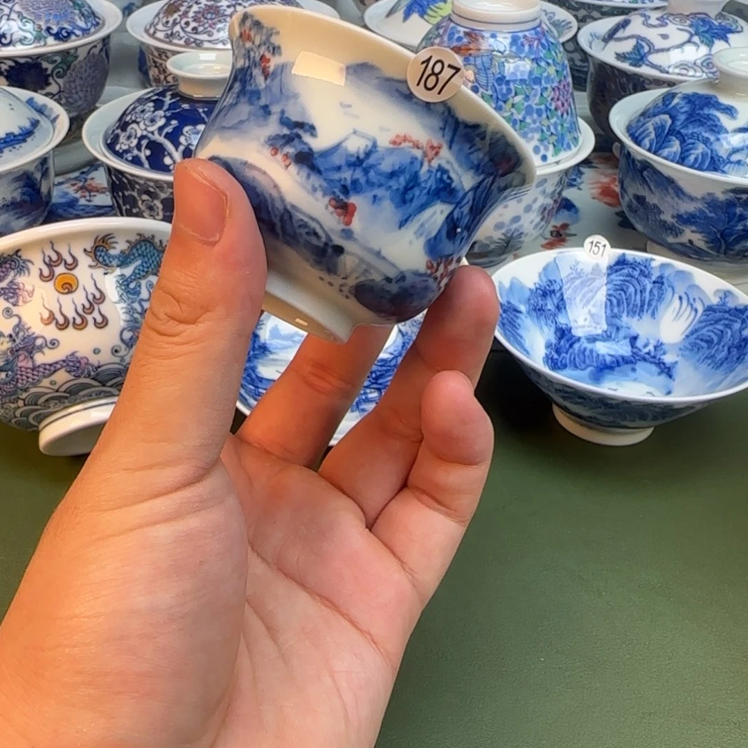 彦祖纯手工手绘茶具187