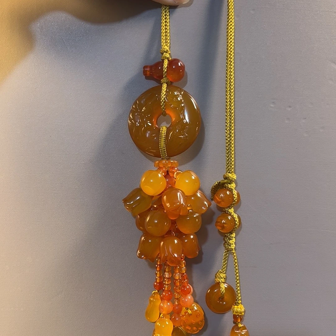 玛瑙/玉髓未镶嵌车挂