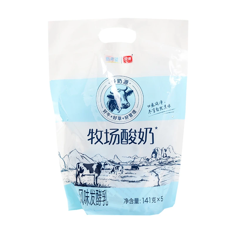 新希望牧场酸奶风味发酵乳141g*5袋/包