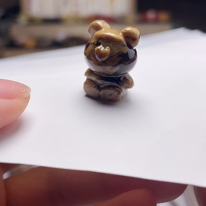 蜜蜡未镶嵌裸石小熊