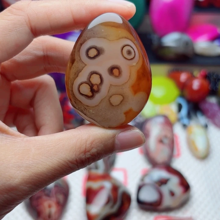 未镶嵌玛瑙/玉髓珠宝半成品
