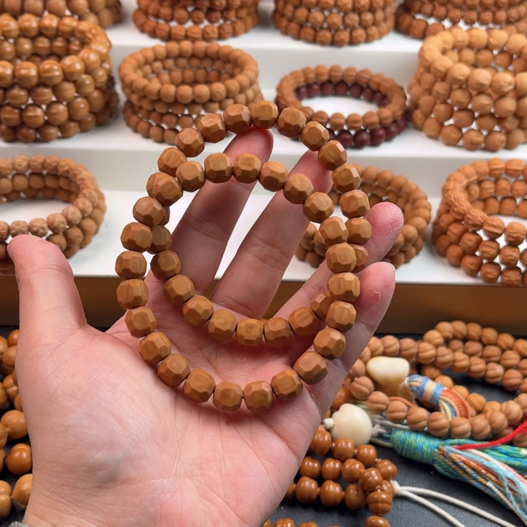 猴头核桃手串微瑕星图六方 介意勿拍