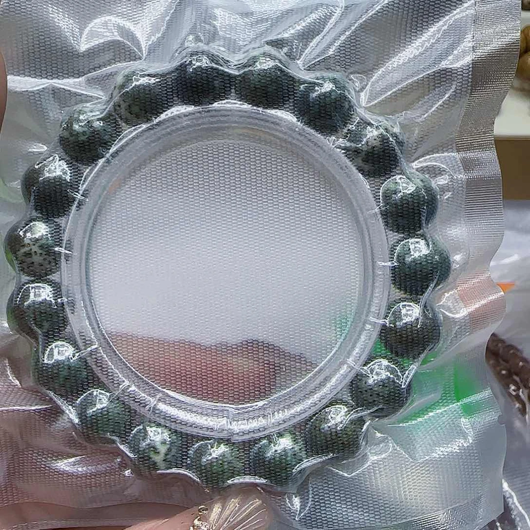 星月菩提手串83傲世绿星月菩提1.2圆单圈