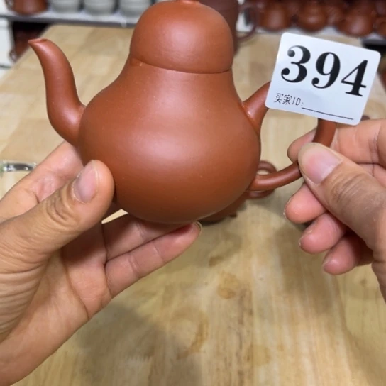 紫砂茶壶小红泥瑕疵170cc