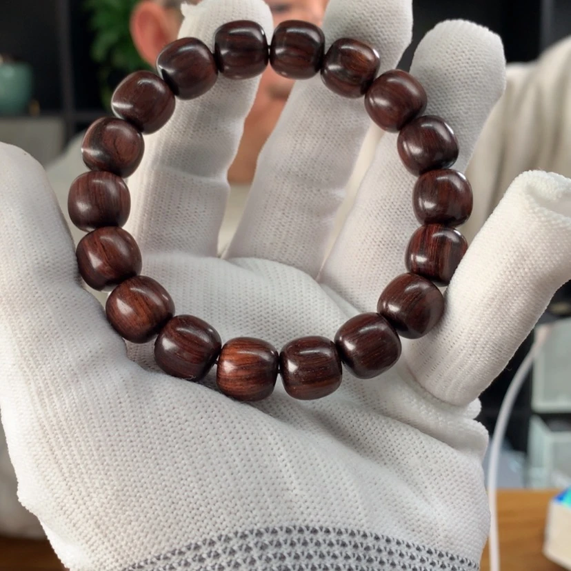 【闪购商品】黄花梨/降香黄檀手串/手链11.5/12mm紫油梨沉水级