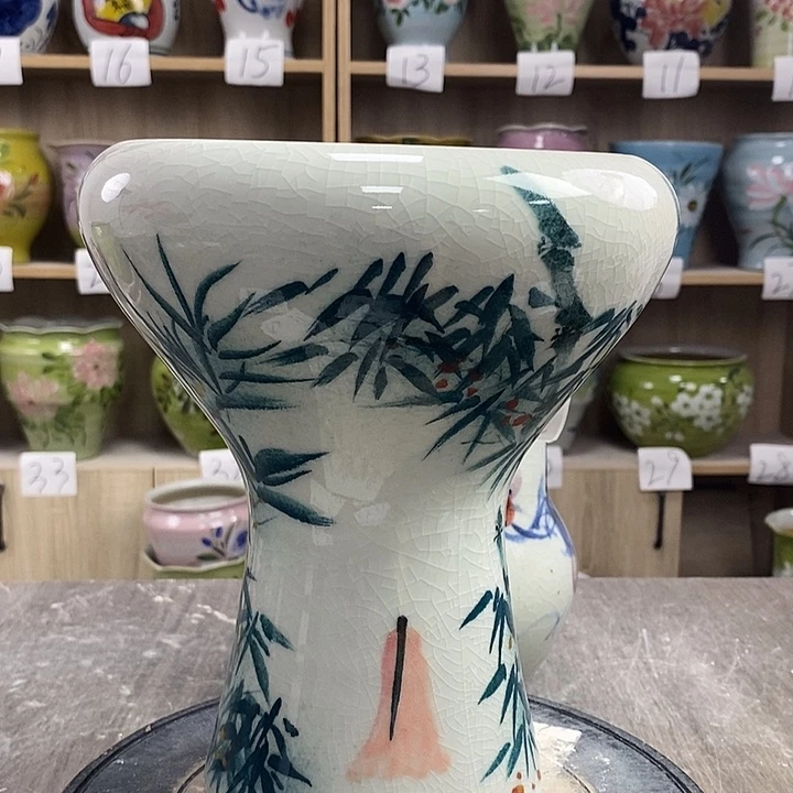 摆件15xc景德镇陶瓷花盆