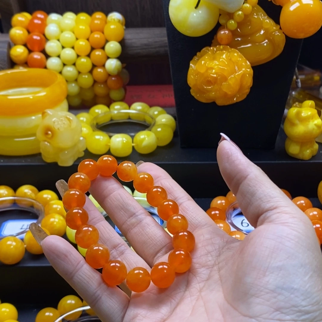 玲***玲非金属百花蜜12手串