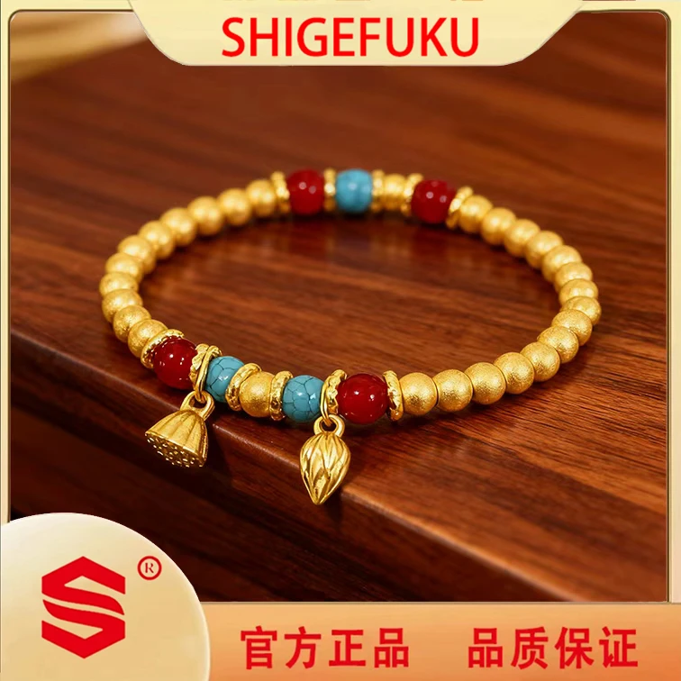 SIHIGEFUKU/【好事连连】中式风设计感古法莲蓬手链