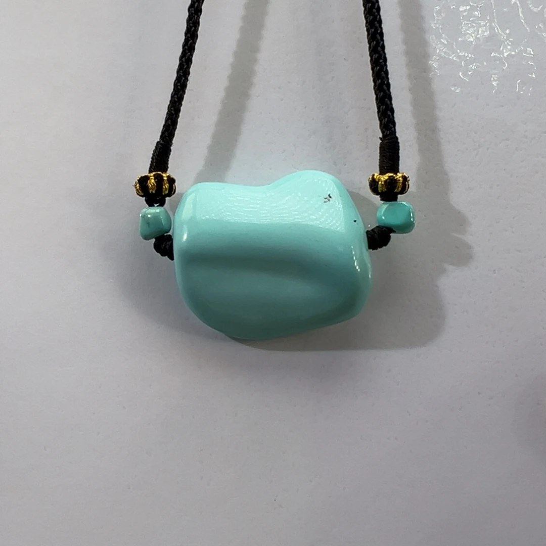 绿松石未镶嵌挂件