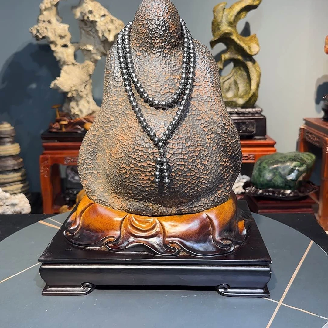 石材天**一蜂窝佛摆件
