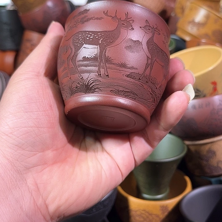 茶杯紫砂全手工紫砂主人杯