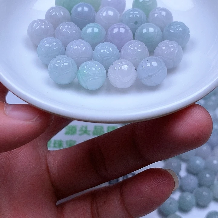 翡翠散珠翡翠翡翠卡10.5。20颗60元