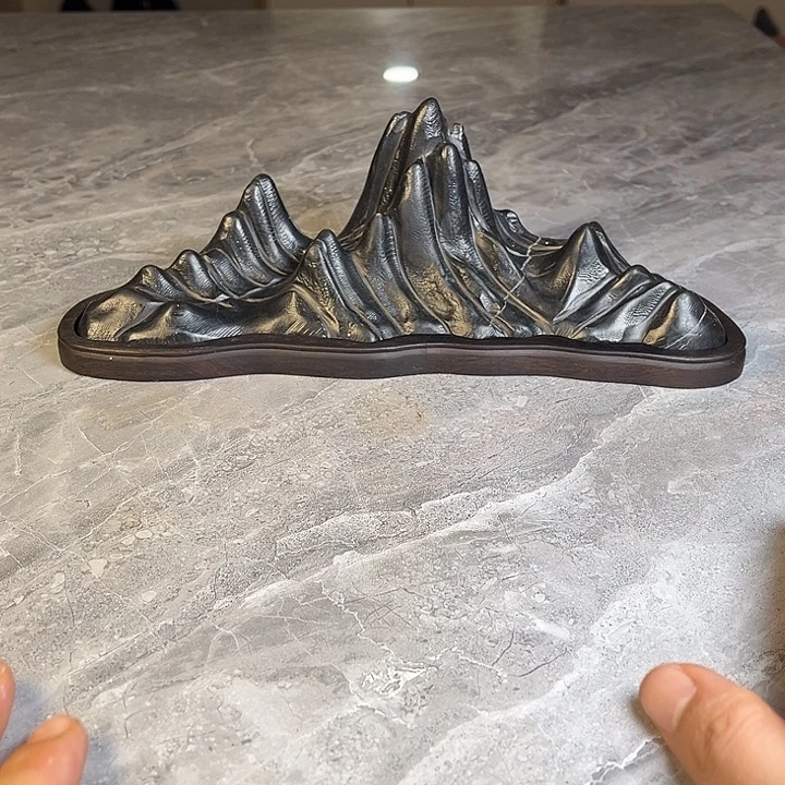 冰***地奇石茶宠鱼缸文房摆件