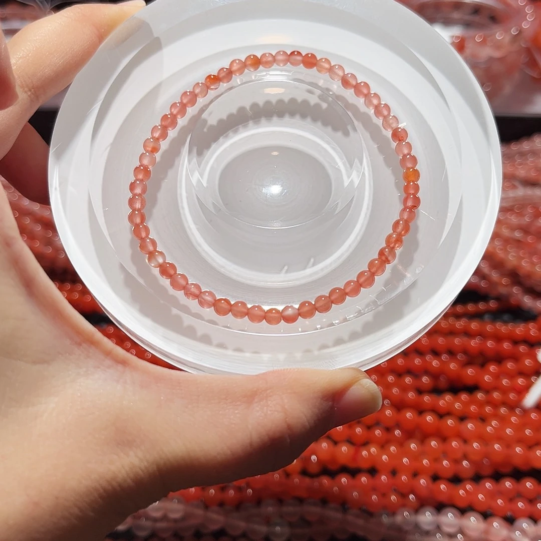 南红玛瑙未镶嵌手链