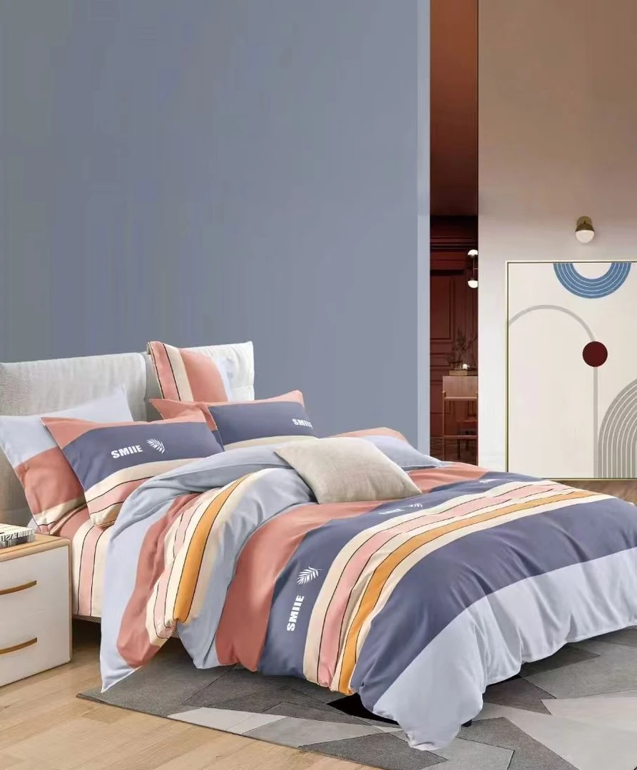 【暖条漫居床单】 2.3*2.3米双人床单  加厚  舒适透气