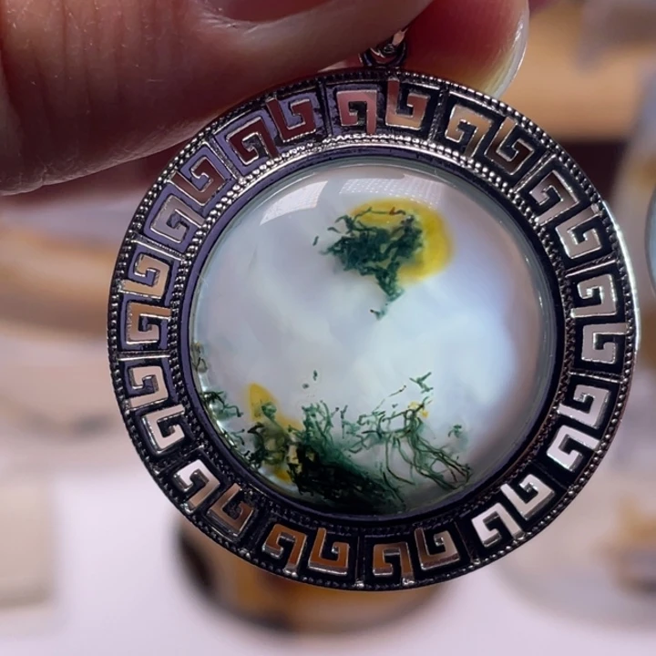 玛瑙/玉髓未镶嵌吊坠(不含链)