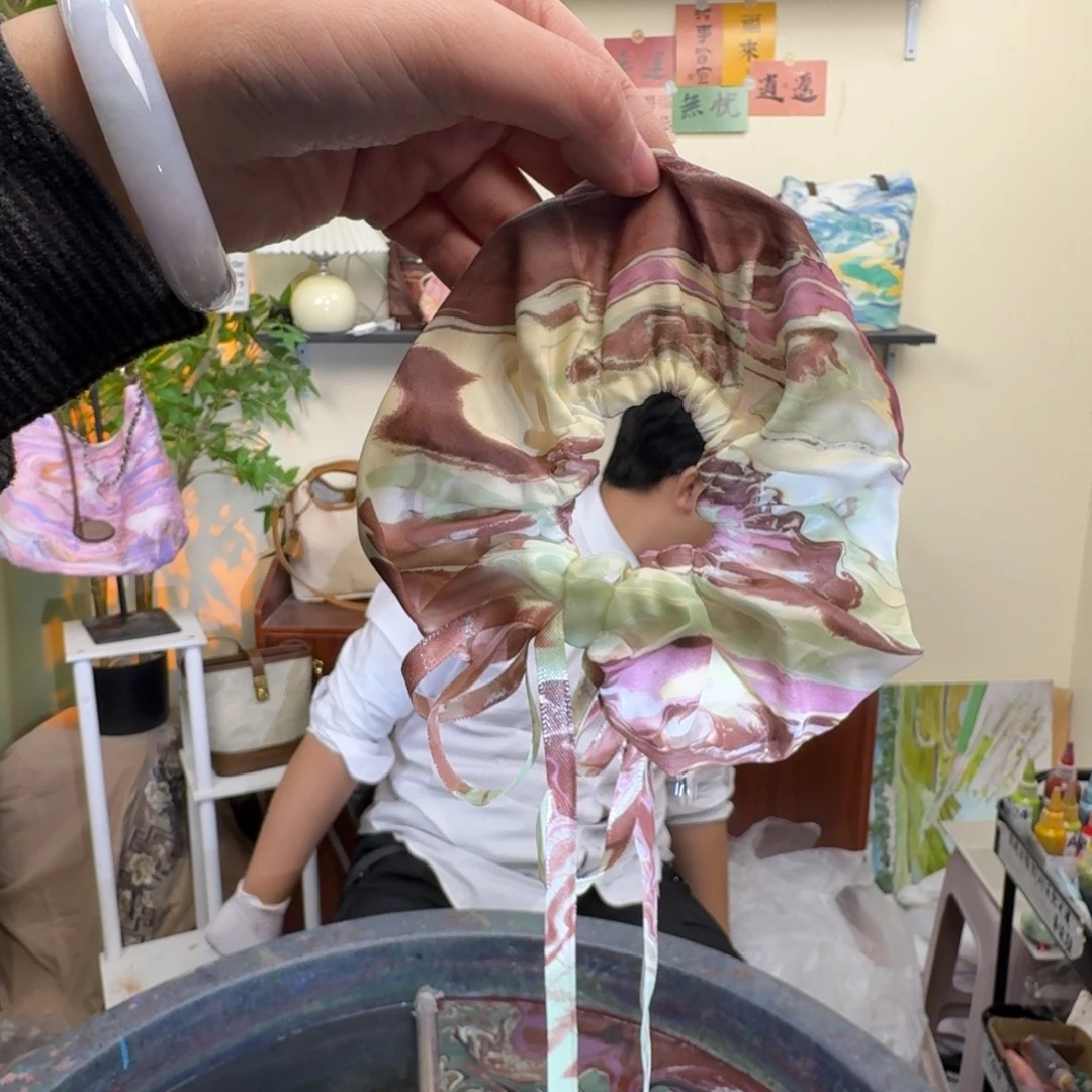 皮质铁合金芭蕾发圈
