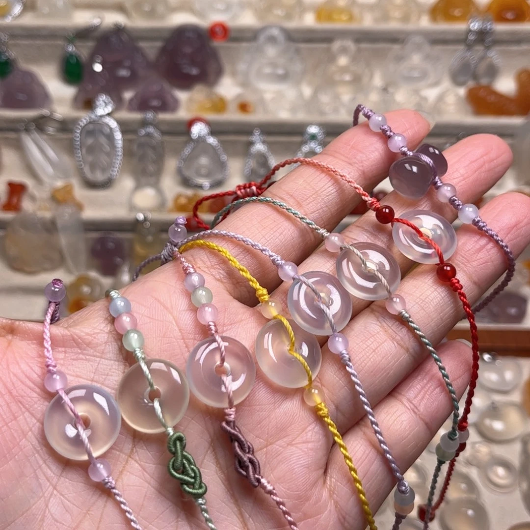 玛瑙/玉髓未镶嵌颈饰多样性发货 拍一发一 福利不退换哦