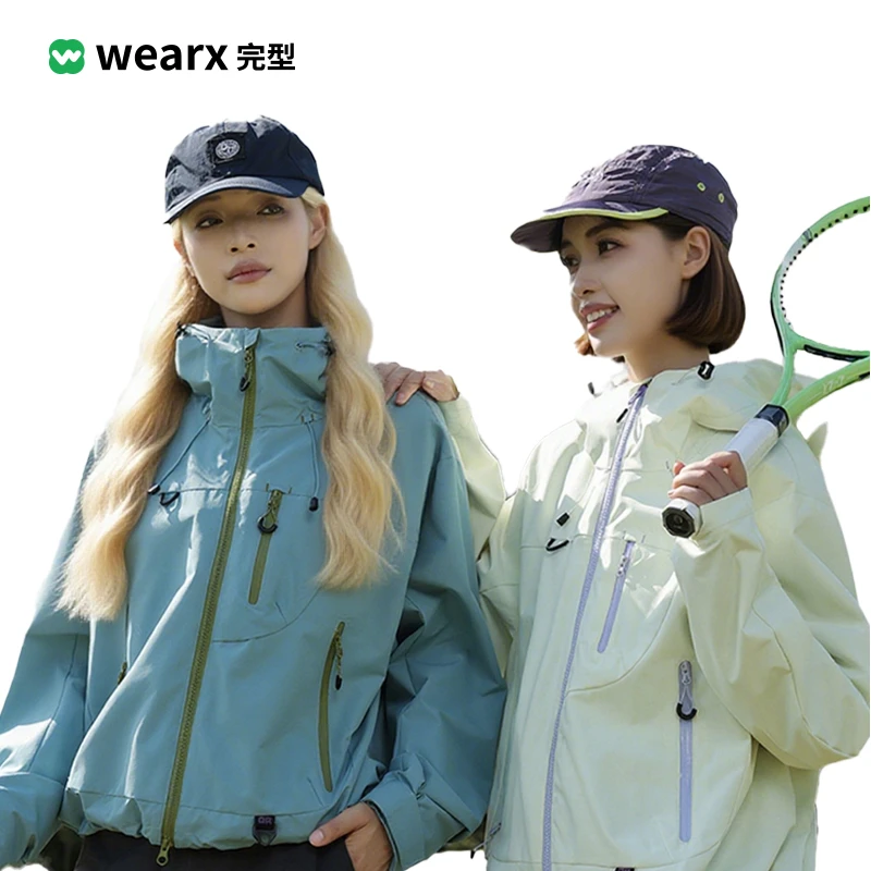 完型-三合一抓绒冲锋夹克