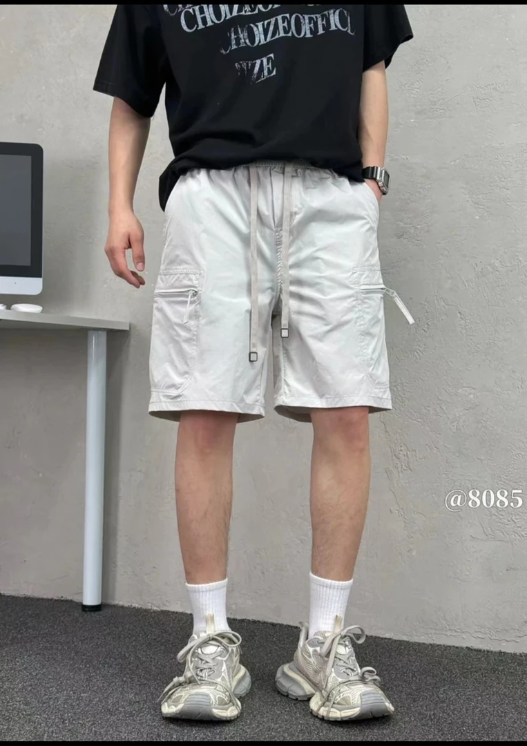 【玲妹妹】#8085夏季薄荷凉感男士短裤速干薄款工装五分裤