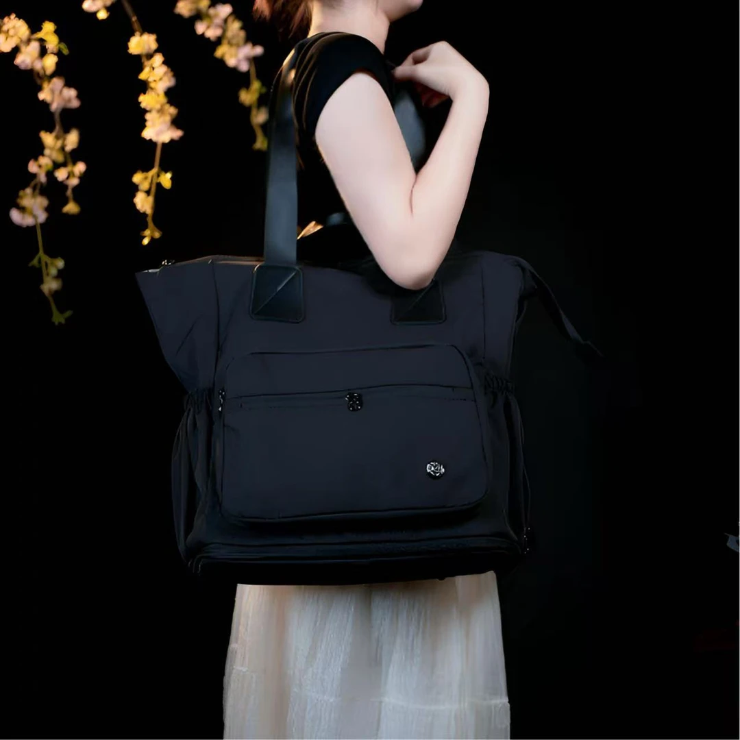 MWZI大容量双肩包旅游双肩书包多功能百搭可扩容双肩包韩版双肩包