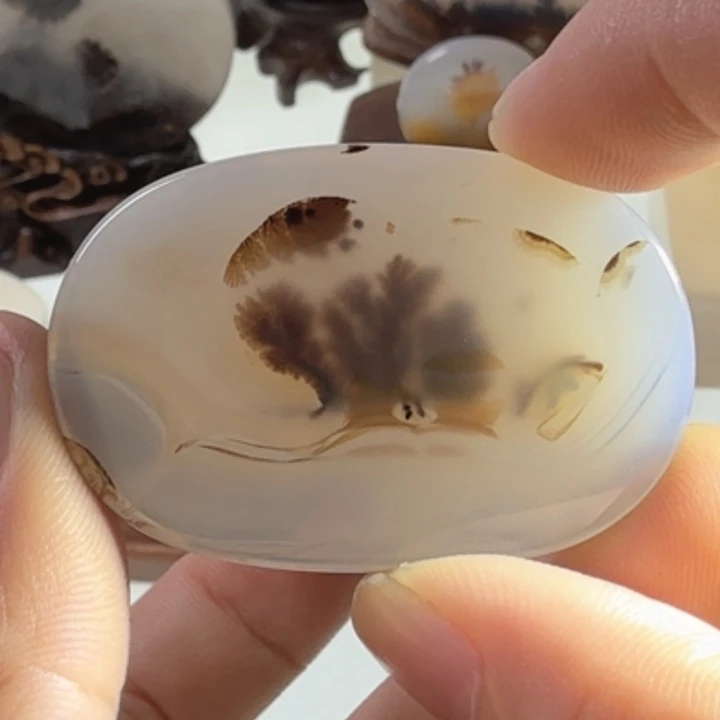 未镶嵌玛瑙/玉髓珠宝半成品