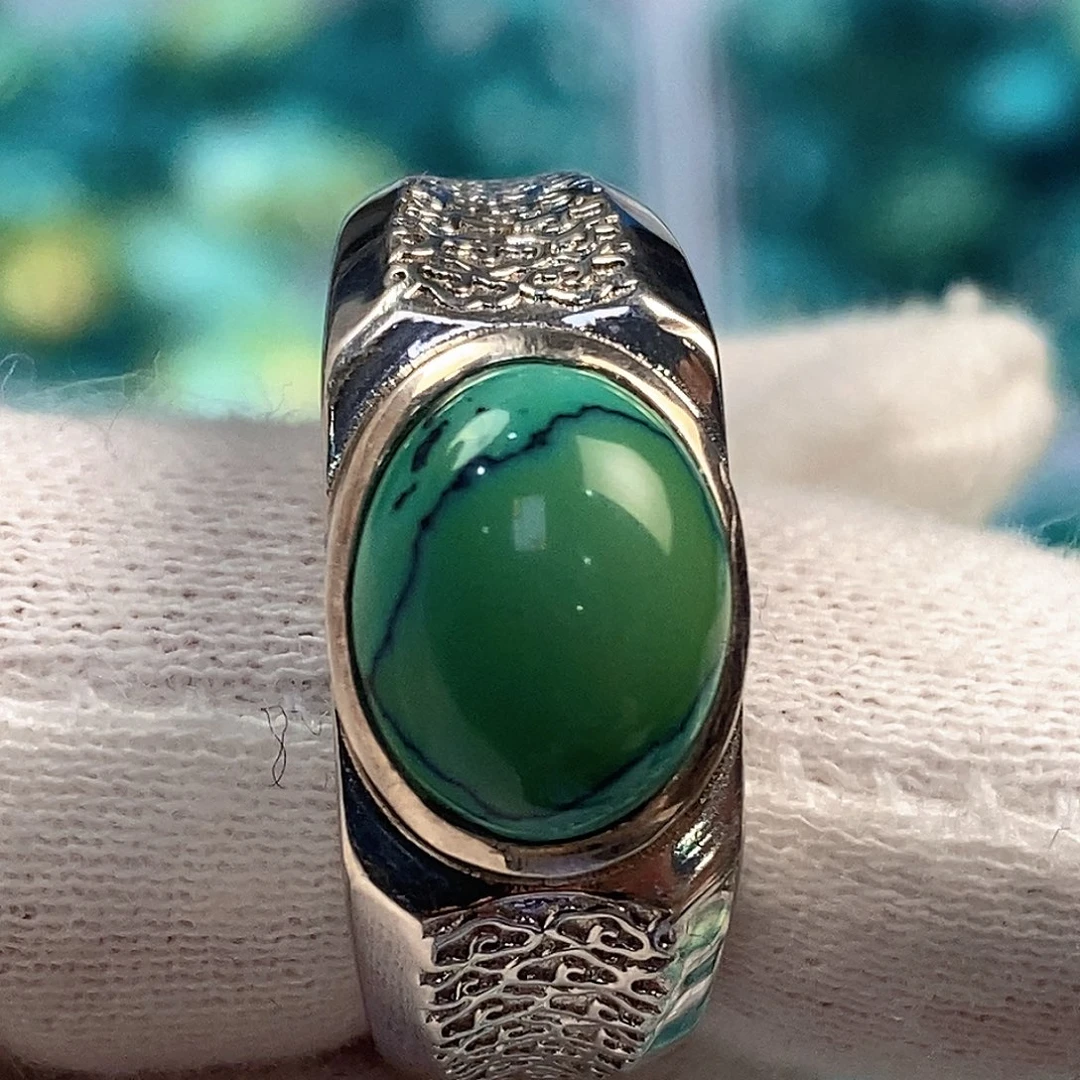 绿松石银S925镶嵌配饰