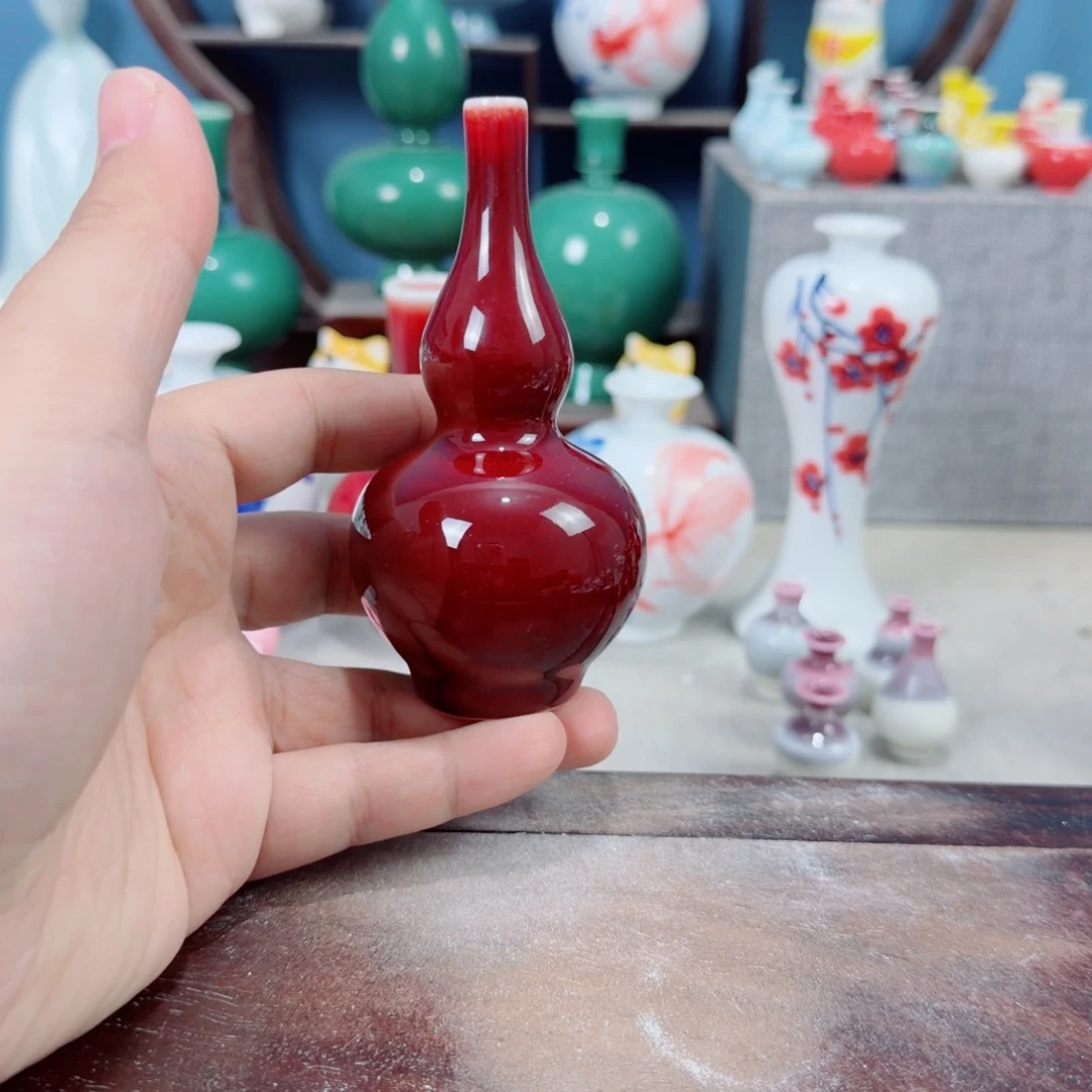 陶瓷手工小花器摆件