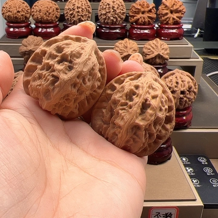 吊坠文玩核桃野狼 y-023