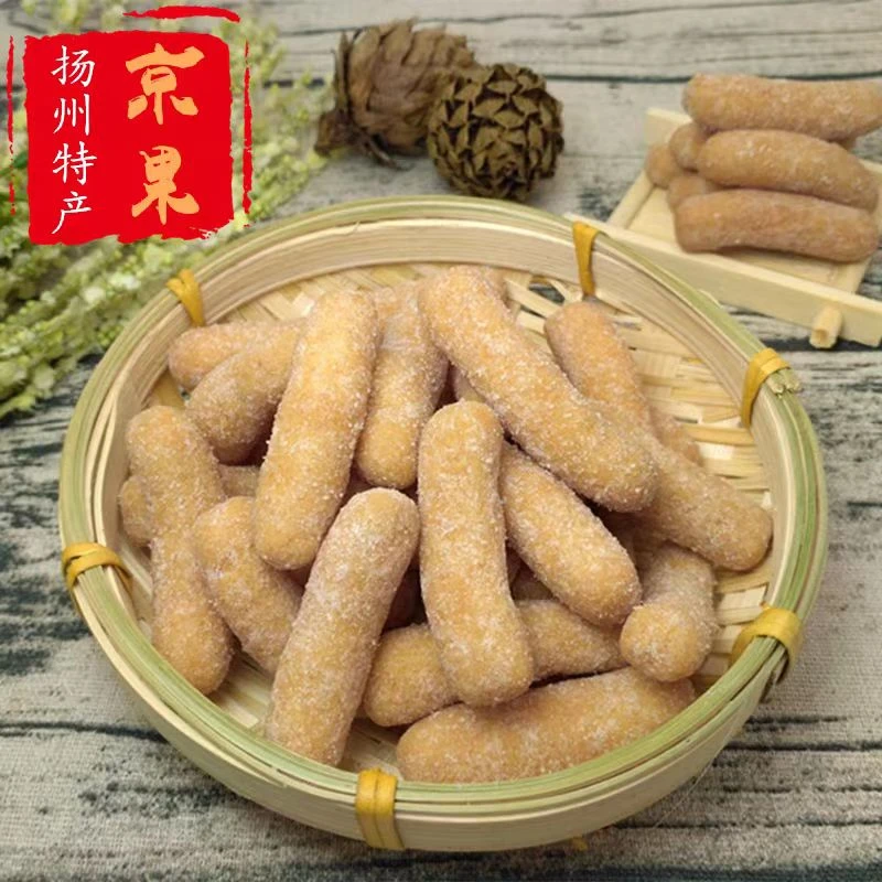 扬州特产京果江米条老式传统小吃手工糕点油果子雪花条糯米条零食