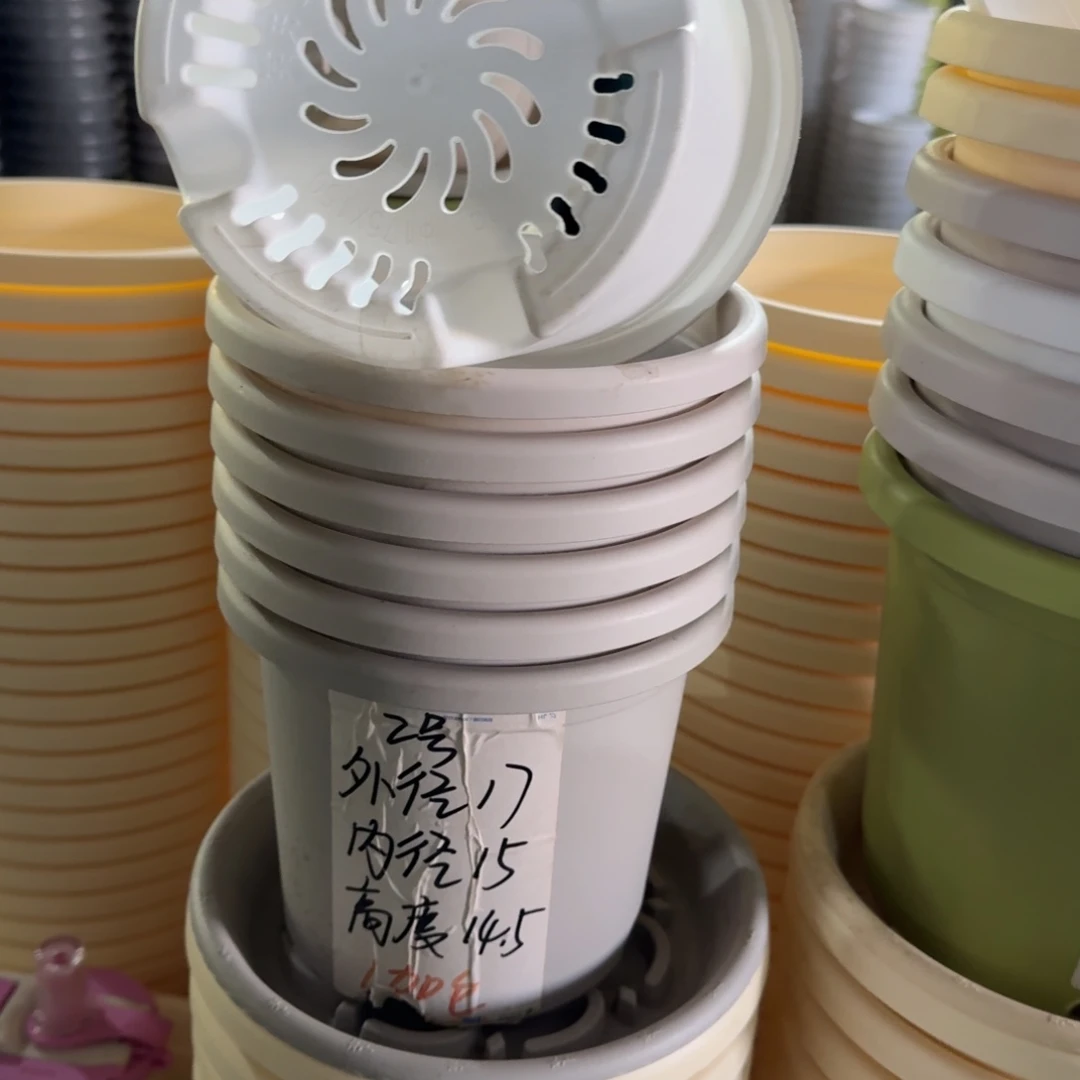 四季2#口径17无拖灰白6个